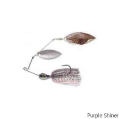 Molix Venator Big Blade Double Willow Spinnerbait Lure -Hang Time Shop Venator Big Blade Double Willow Spinnerbait Lure Purple Shiner