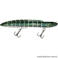 Daddy Mac Viper Eel 9" Saltwater Lure -Hang Time Shop Viper Eel 9in Saltwater Lure Emerald