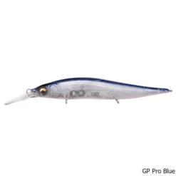 Megabass Vision Oneten+1 Jr. Jerkbait Lure -Hang Time Shop Vision Oneten 1 Jr Jerkbait Lure GP Blue