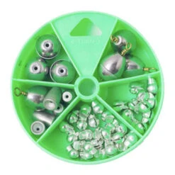 Eagle Claw Steel & Tin Sinker Assortment Dial Pack