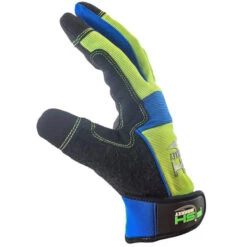 Fish Monkey Easy Work Waterman Glove -Hang Time Shop Waterman Composite NeonGreenRoyalBlue 3