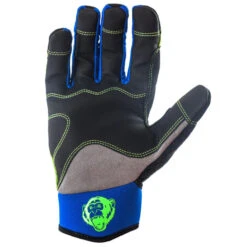 Fish Monkey Easy Work Waterman Glove -Hang Time Shop Waterman Composite NeonGreenRoyalBlue 5