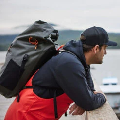 Grundéns Wayward 38 Liter Rolltop Fishing Backpack -Hang Time Shop Wayward 38 Liter Rolltop Fishing Backpack 4