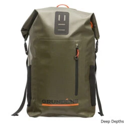 Grundéns Wayward 38 Liter Rolltop Fishing Backpack -Hang Time Shop Wayward 38 Liter Rolltop Fishing Backpack Deep Depths