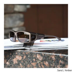 Cocoons Wide Line (ML) OveRx Polarized Sunglasses -Hang Time Shop Wide Line ML OveRx Polarized Sunglasses Sand Amber