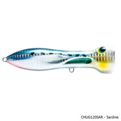 Nomad Design Chug Norris 120mm Saltwater Popper Lure -Hang Time Shop chug120 sarTxt