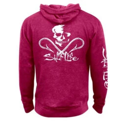 Salt Life Men's Skull & Hooks Hoodie -Hang Time Shop salt life skull and hooks mens hoodie slm547 heliconia heather
